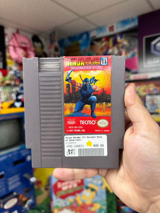 Ninja Gaiden III Ancient Ship of Doom - NES Loose