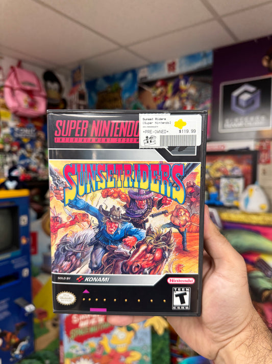 Sunset Riders - SNES Boxed