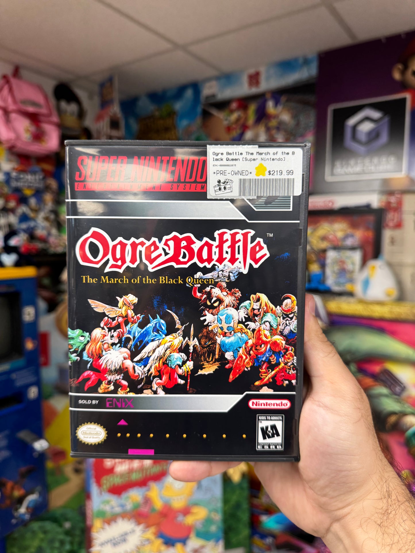 Ogre Battle The March of the Black Queen - SNES Boxed