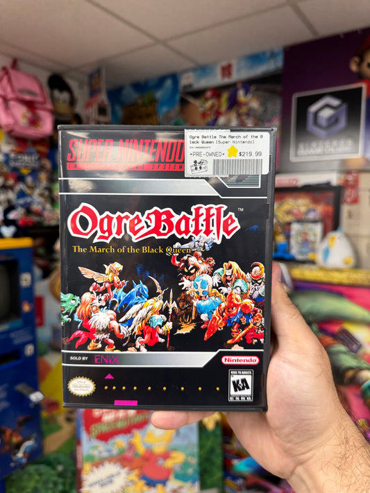 Ogre Battle The March of the Black Queen - SNES Boxed