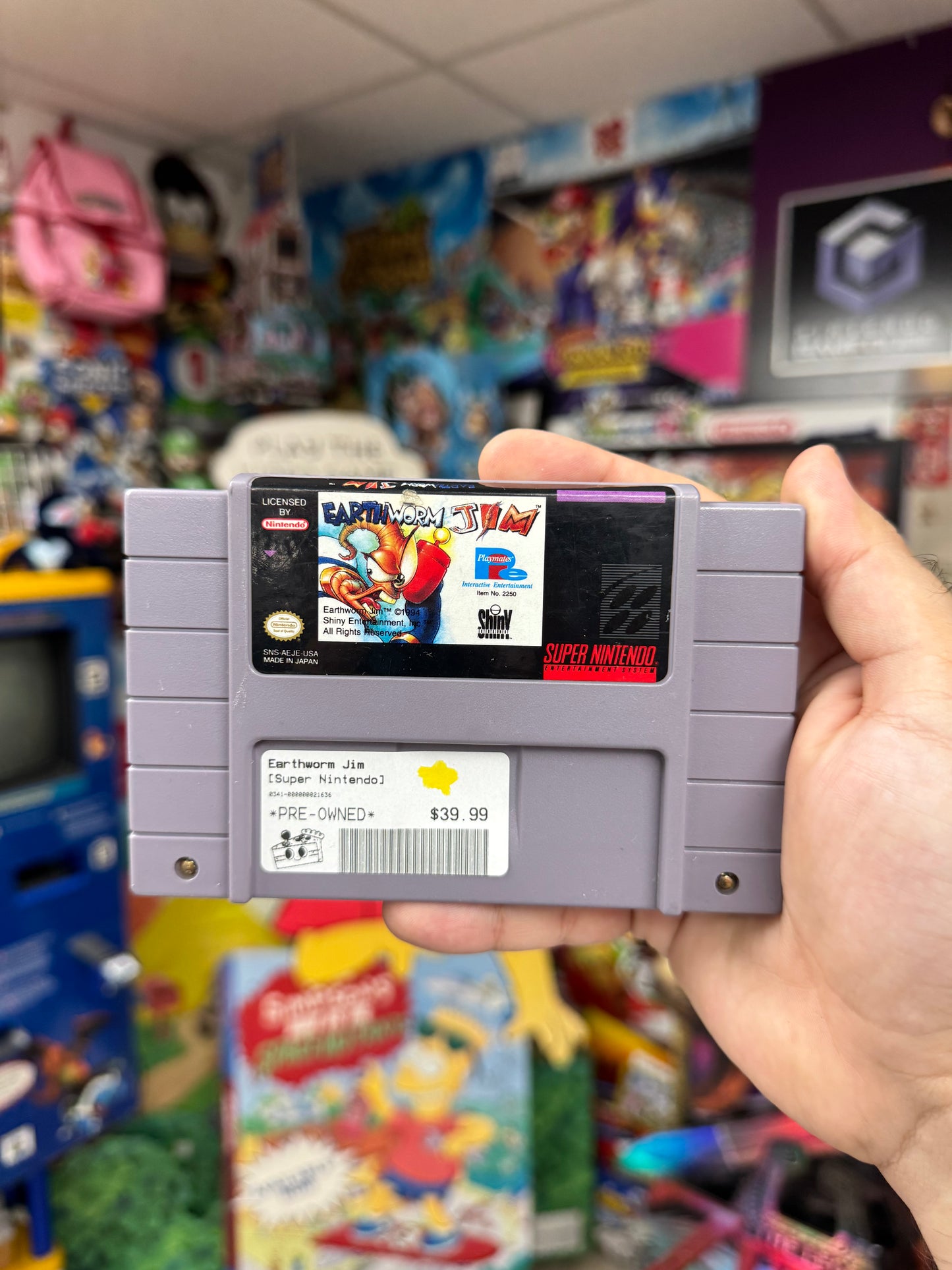 Earthworm Jim - SNES Loose