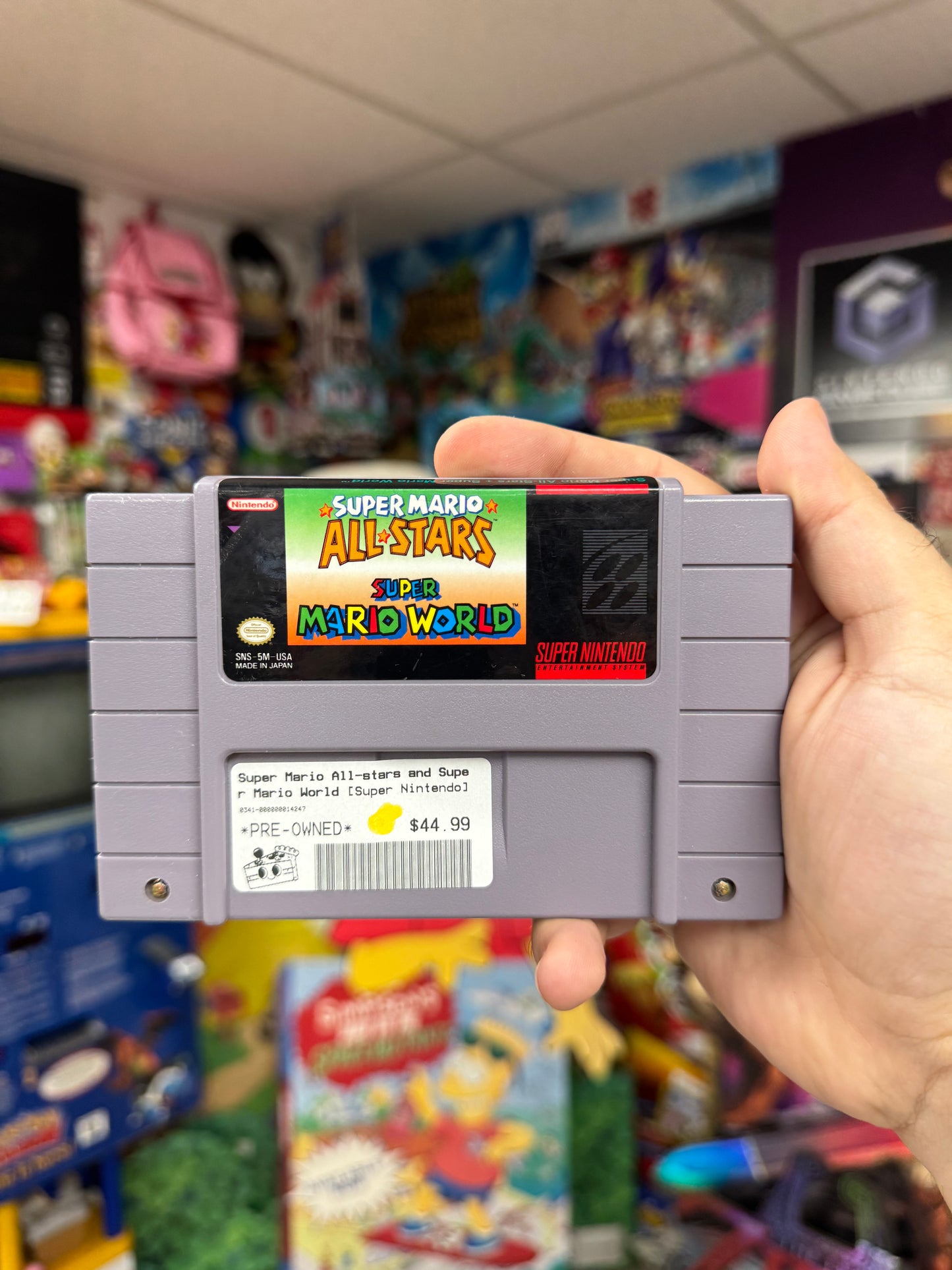 Super Mario All Stars + Super Mario World - SNES Loose