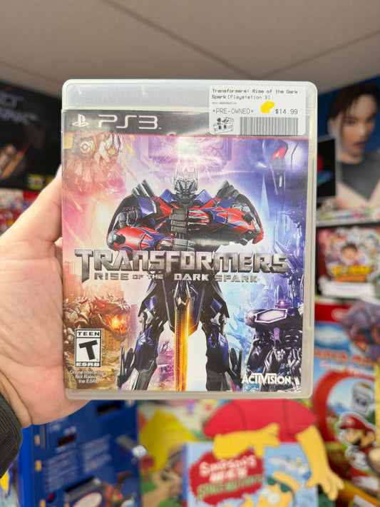 Transformers: Rise of the Dark Spark - PS3 CiB