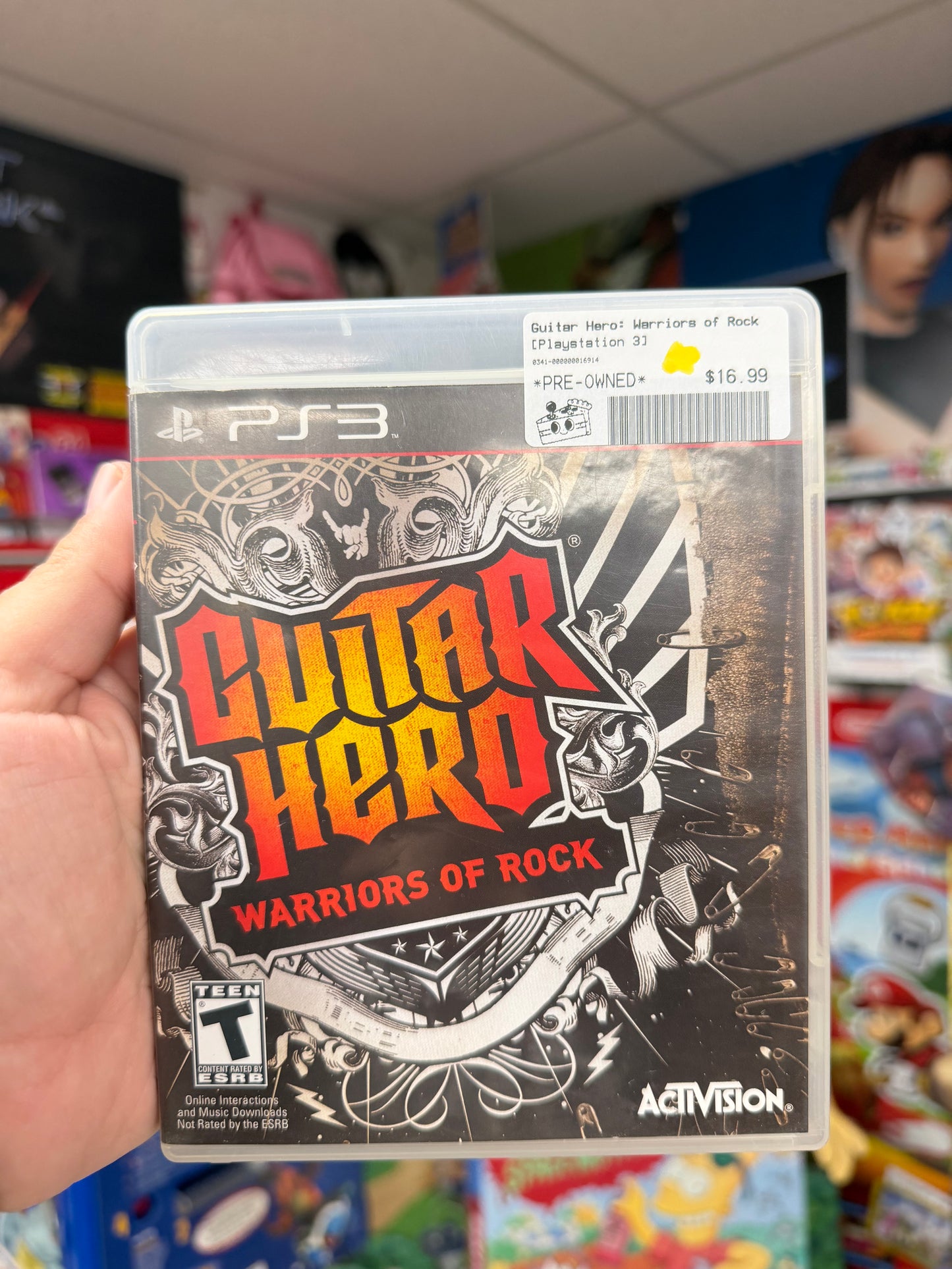 Guitar Hero: Warriors of Rock - PS3 Boxed