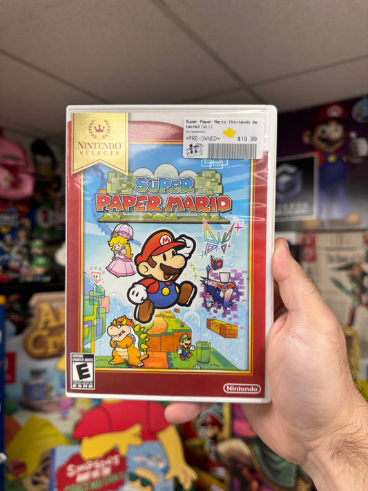 Super Paper Mario [Nintendo Selects] - Wii CiB