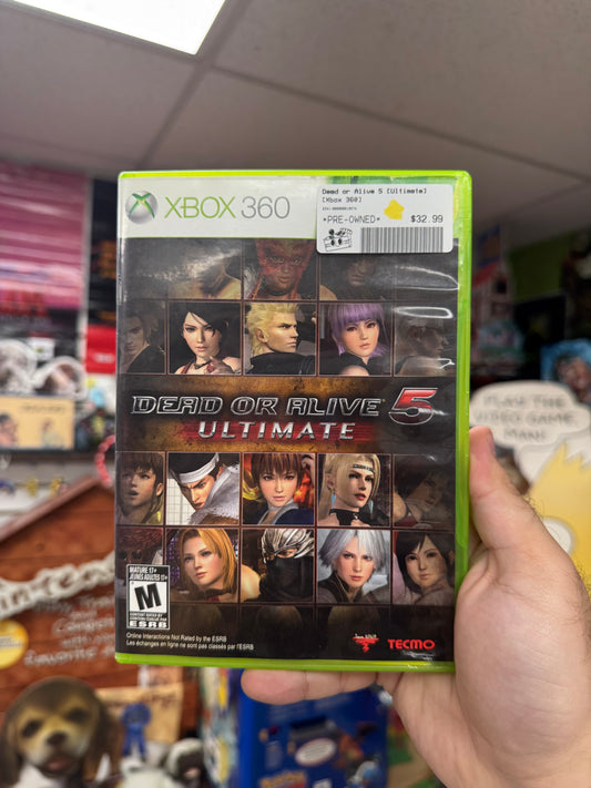 Dead or Alive 5 [Ultimate] - Xbox 360 CiB