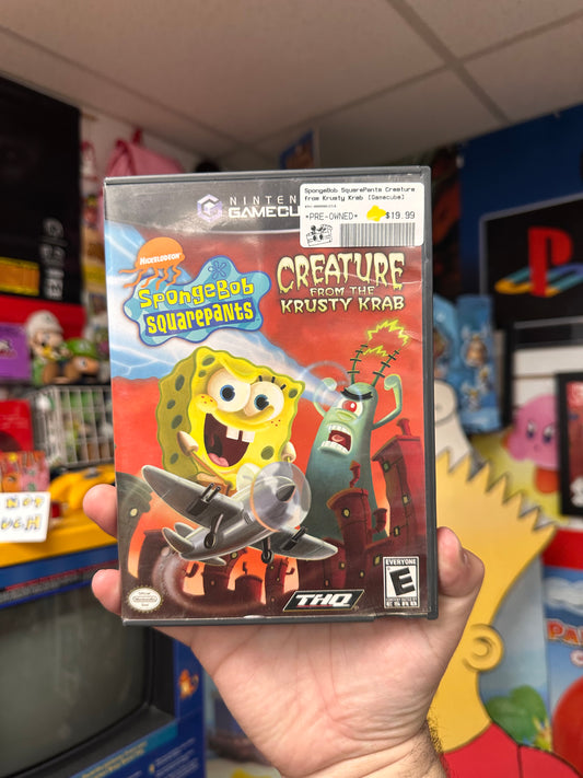 Spongebob Squarepants Creature from the Krusty Krab - Gamecube CiB