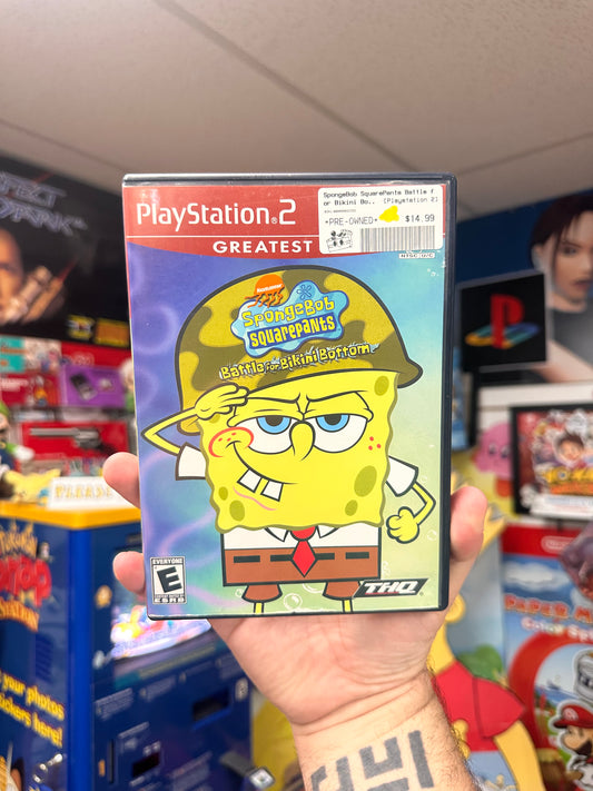 Spongebob Battle for Bikini Bottom [Greatest Hits] - PS2 CiB