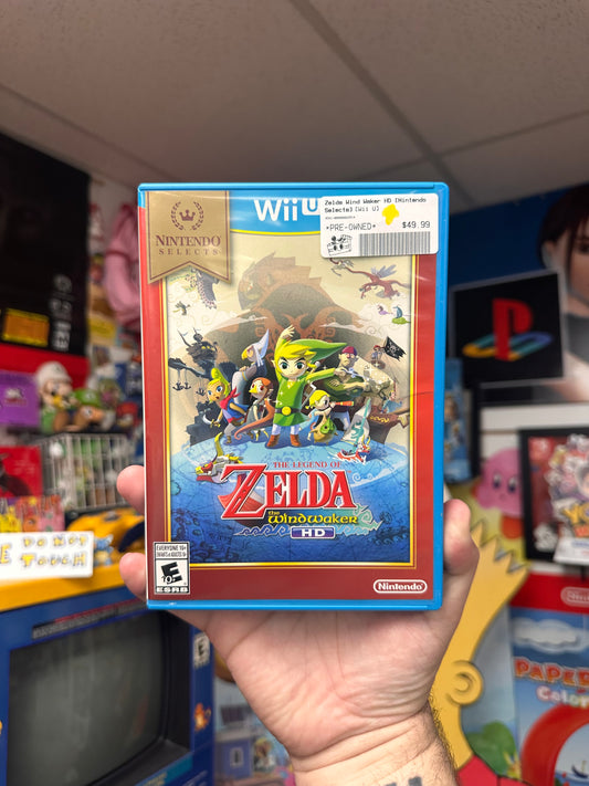 Zelda Wind Waker HD [Nintendo Selects]  - Wii U CiB