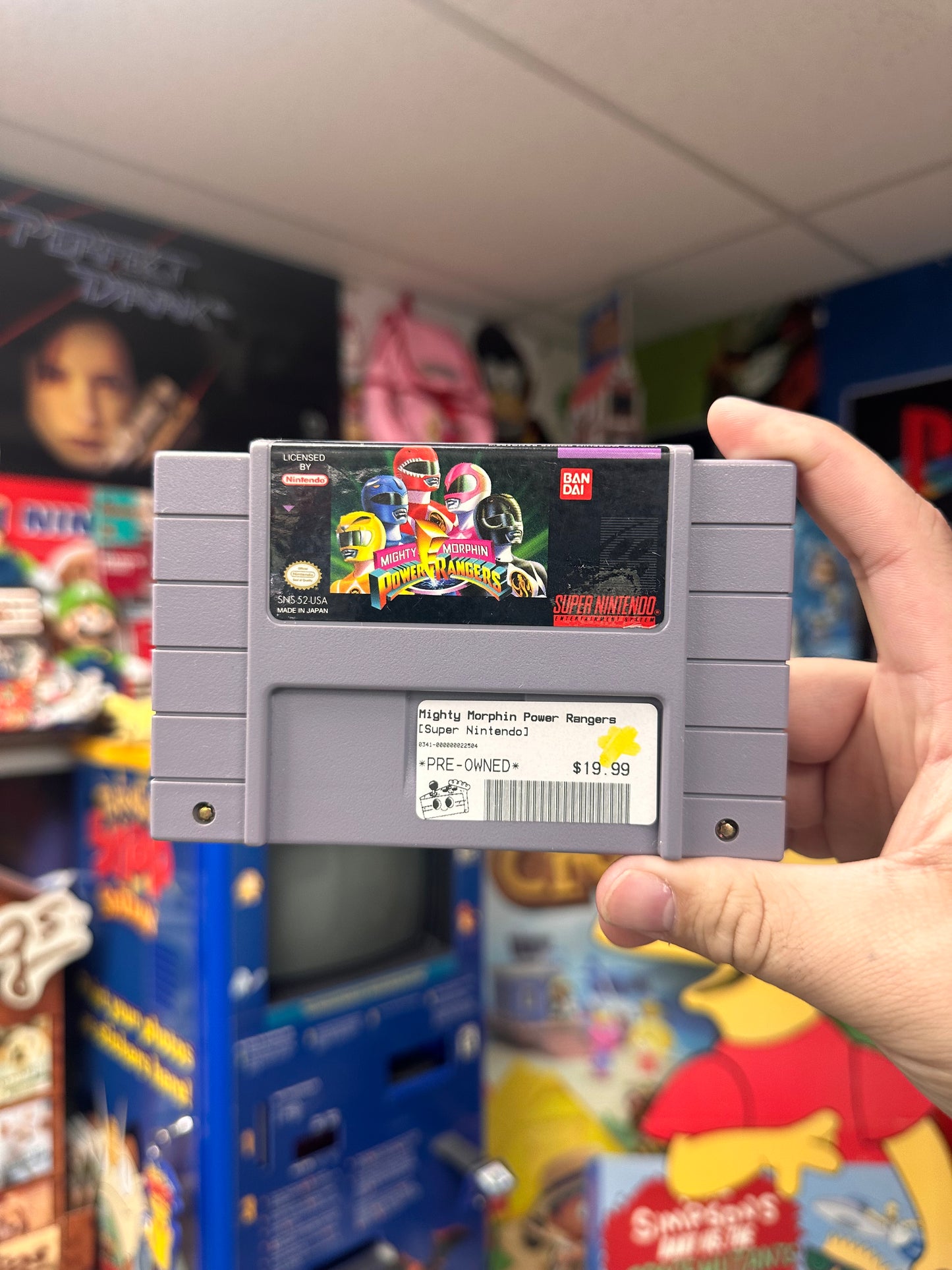 Might Morphin Power Rangers - SNES Loose
