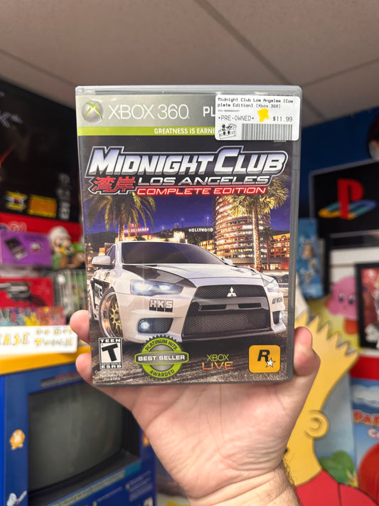 Midnight Club Los Angeles [Complete Edition] - Xbox 360 CiB
