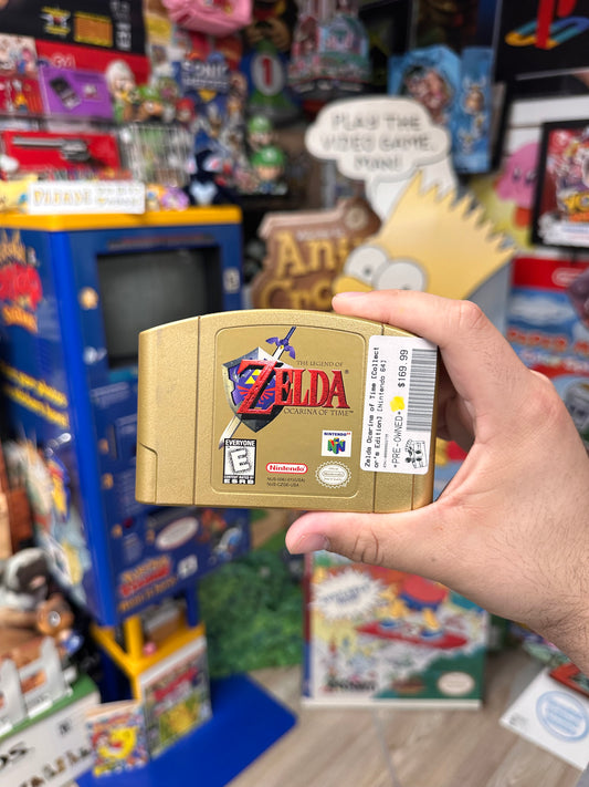 Zelda: Ocarina of Time [Gold Cart] - N64 Loose