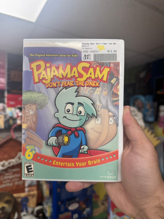 Pajama Sam Don't Fear the Dark - Wii CiB