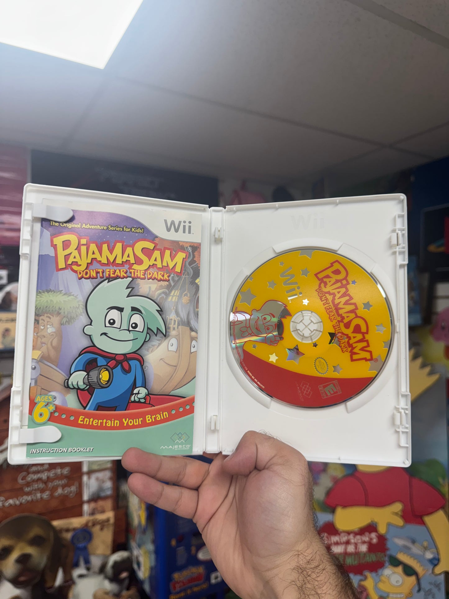 Pajama Sam Don't Fear the Dark - Wii CiB