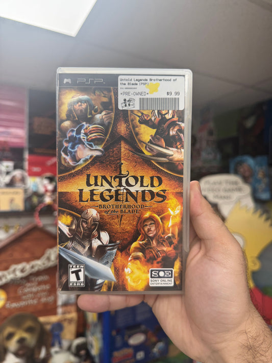 Untold LEgends Brotherhood of the Blade - PSP CiB