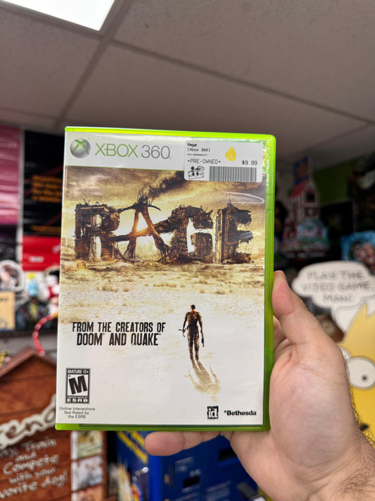 Rage - Xbox 360 CiB