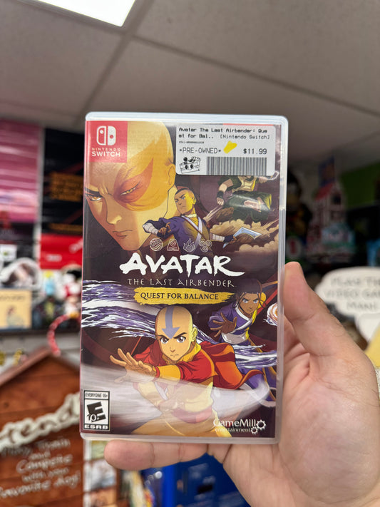 Avatar The Last Airbender: Quest For Balance - Switch CiB