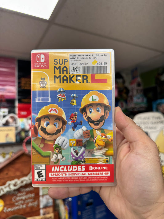 Super Mario Maker 2 [Online Bundle] - Switch CiB