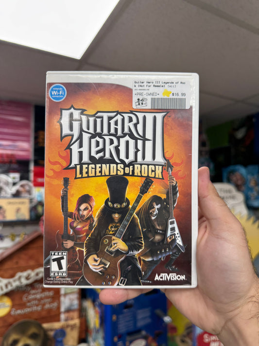 Guitar Hero III: Legends of Rock - Wii CiB