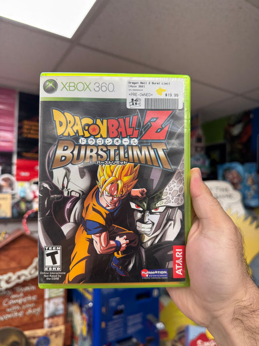 Dragon Ball Z: Burst Limit - Xbox 360 CiB