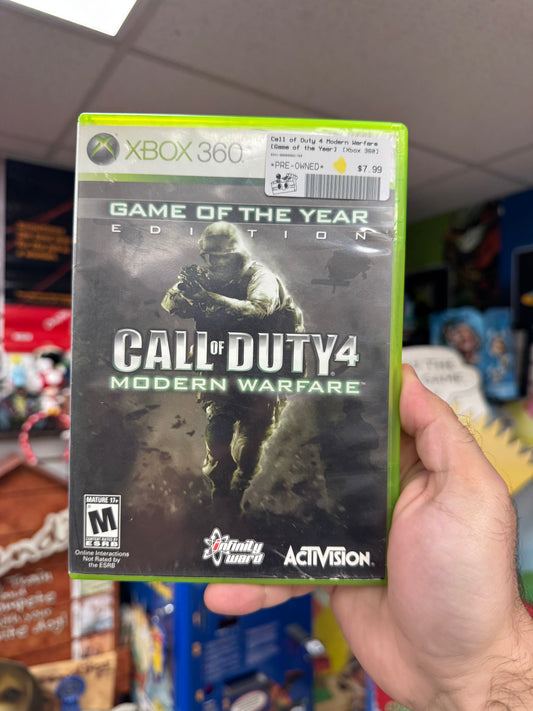 Call of Duty 4 Modern Warfare - Xbox 360 Boxed