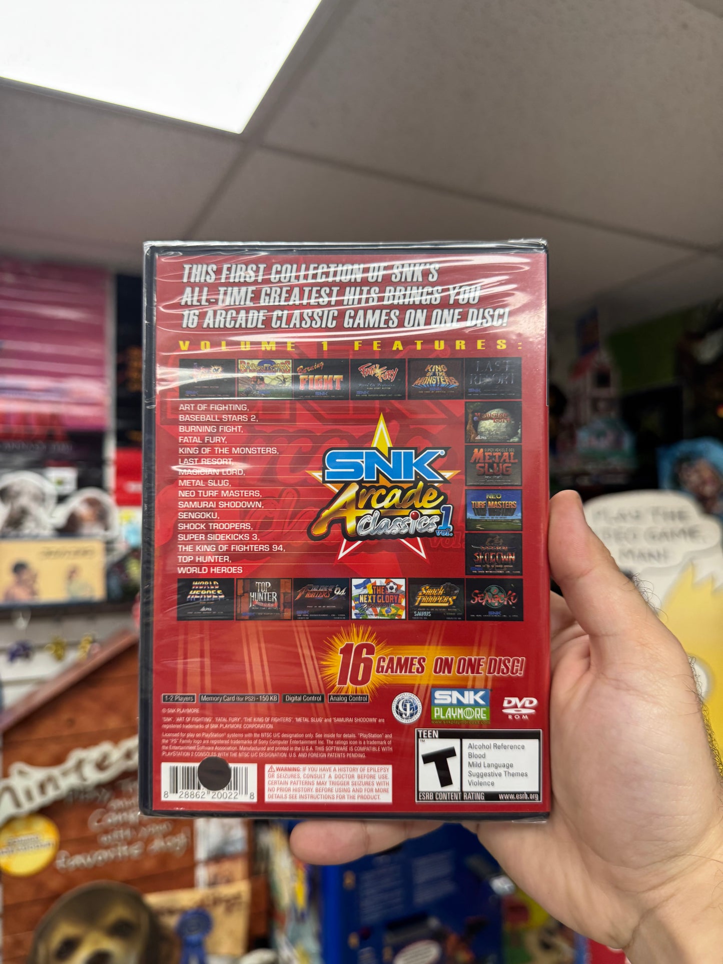 SNK Arcade Classics Volume 1 - PS2 Sealed