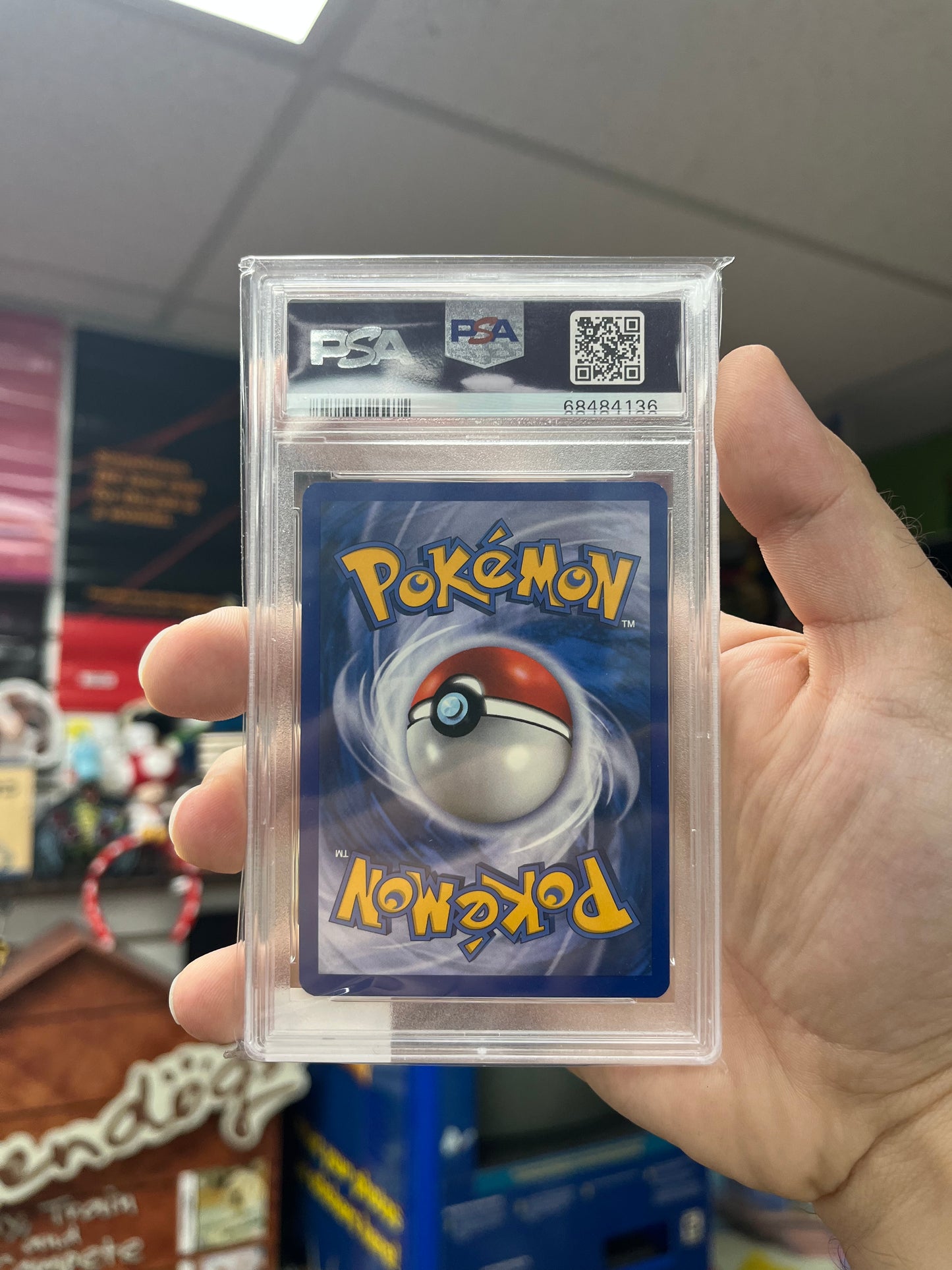 Pokemon TCG League Promo - Dragonite FB Crosshatch Holo PSA 9