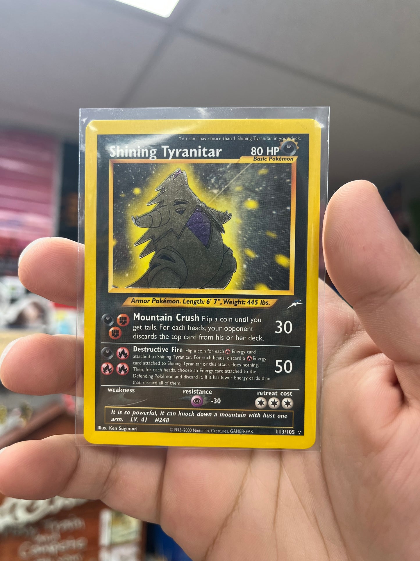 Pokemon TCG Neo Destiny - Shining Tyranitar LP