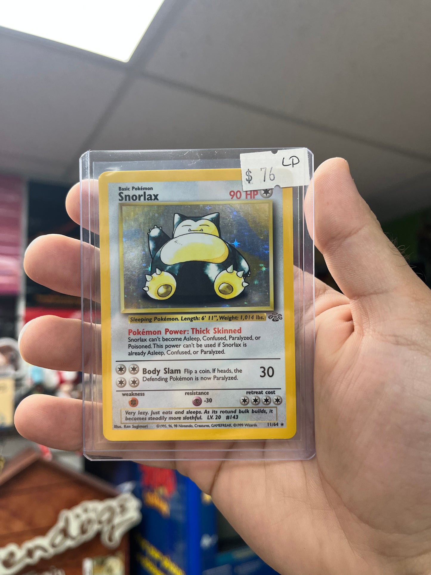 Pokemon TCG Jungle - Snorlax Holo LP