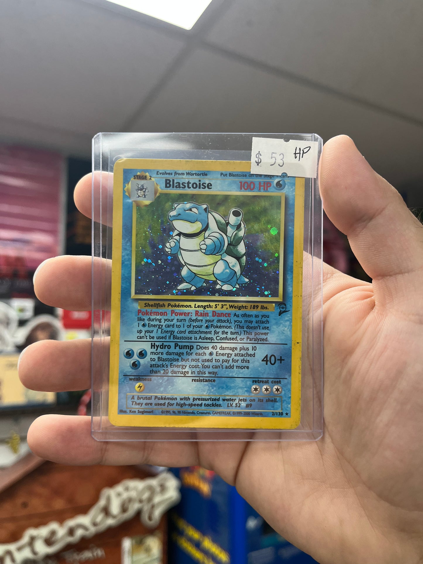 Pokemon TCG Base Set 2 - Blastoise Holo HP