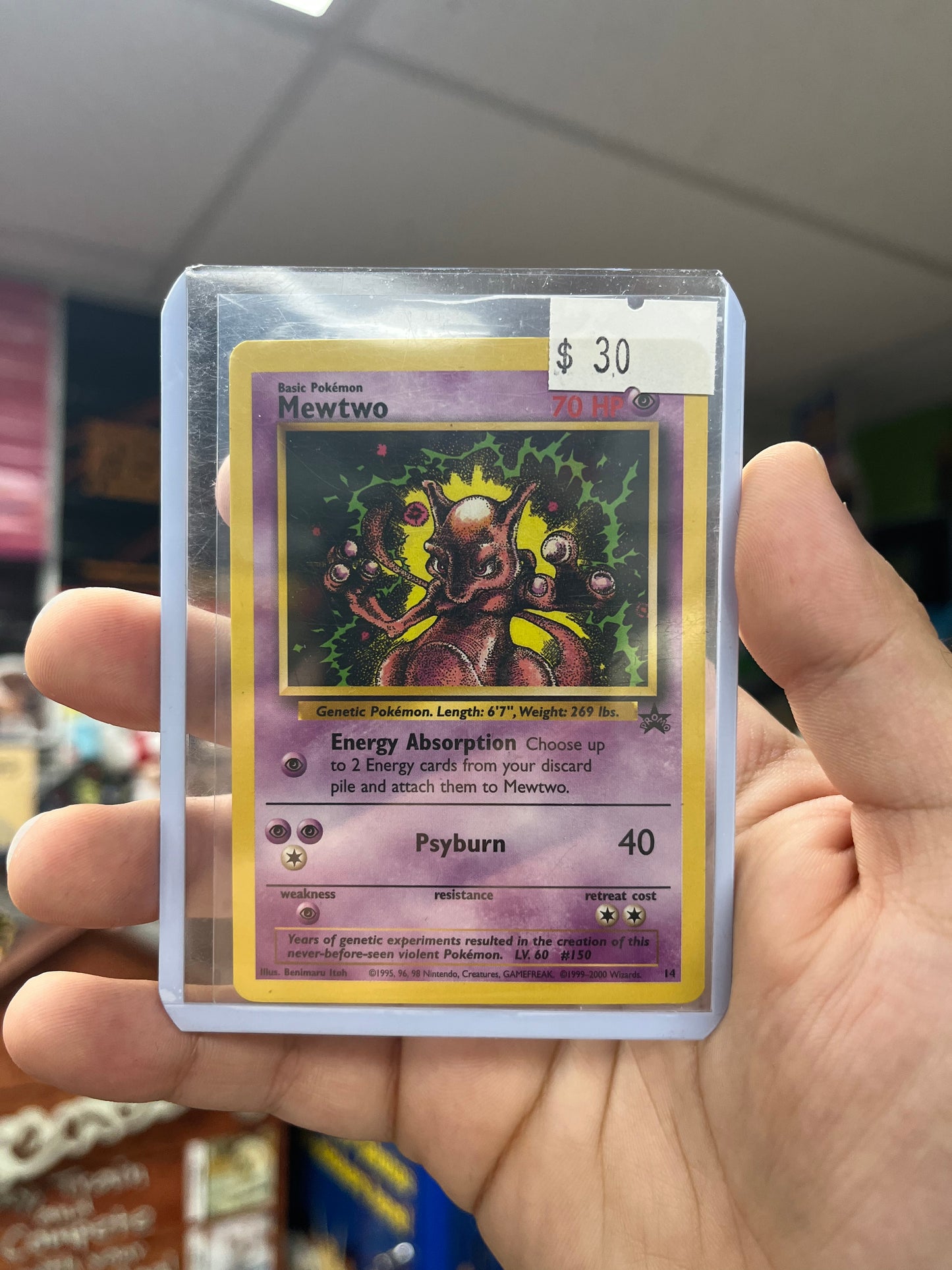 Pokemon TCG WOTC Promos - Mewtwo Near Mint