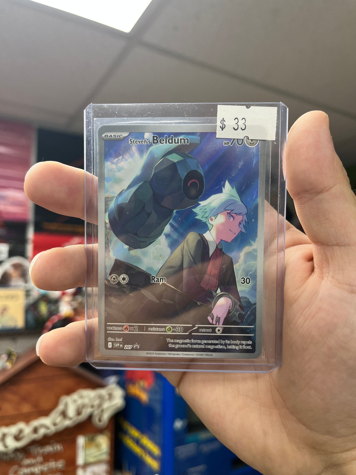 Pokemon TCG Promos - Steven's Beldum SVP207 Near Mint