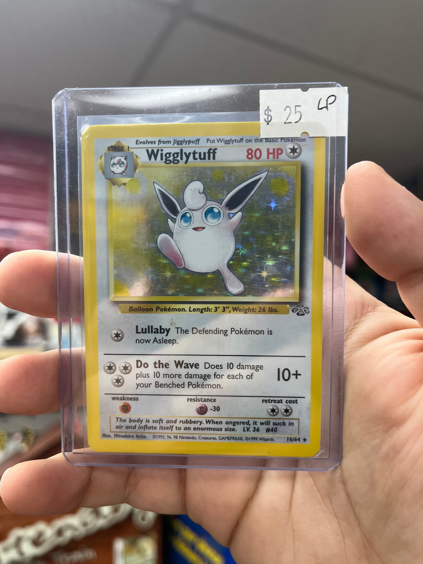 Pokemon TCG Jungle - Wigglytuff Holo LP