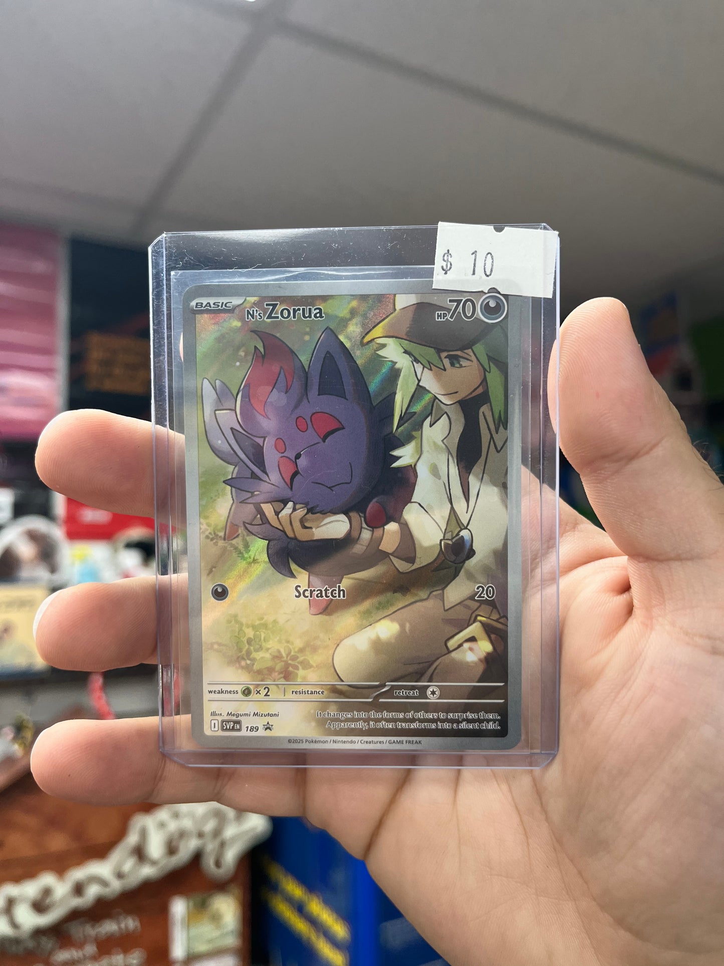 Pokemon TCG Promos - N's Zorua SVP189 Near Mint