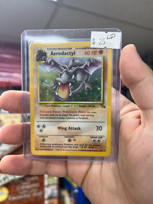 Pokemon TCG Fossil - Aerodactyl Holo LP