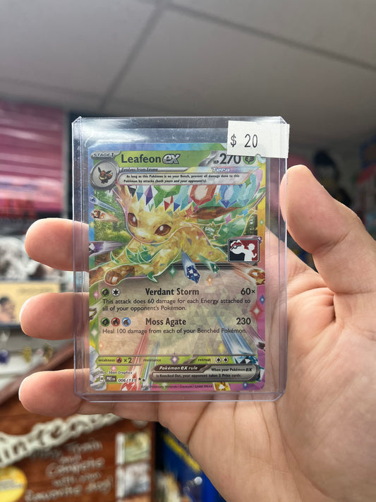 Pokemon TCG Prize Pack Series Cards - Leafeon ex Stamped