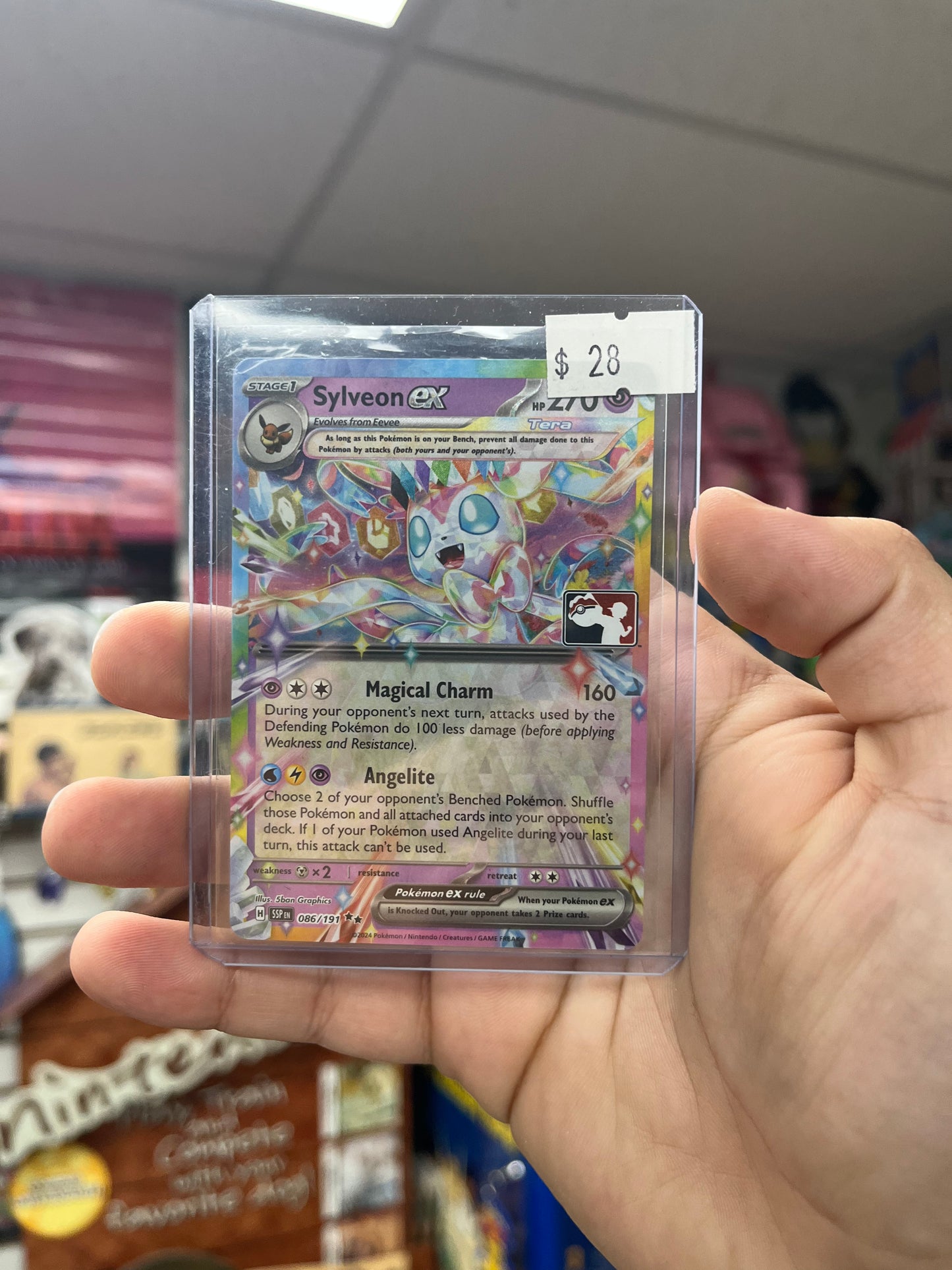 Pokemon TCG Prize Pack Series Cards - Sylveon ex Stamped