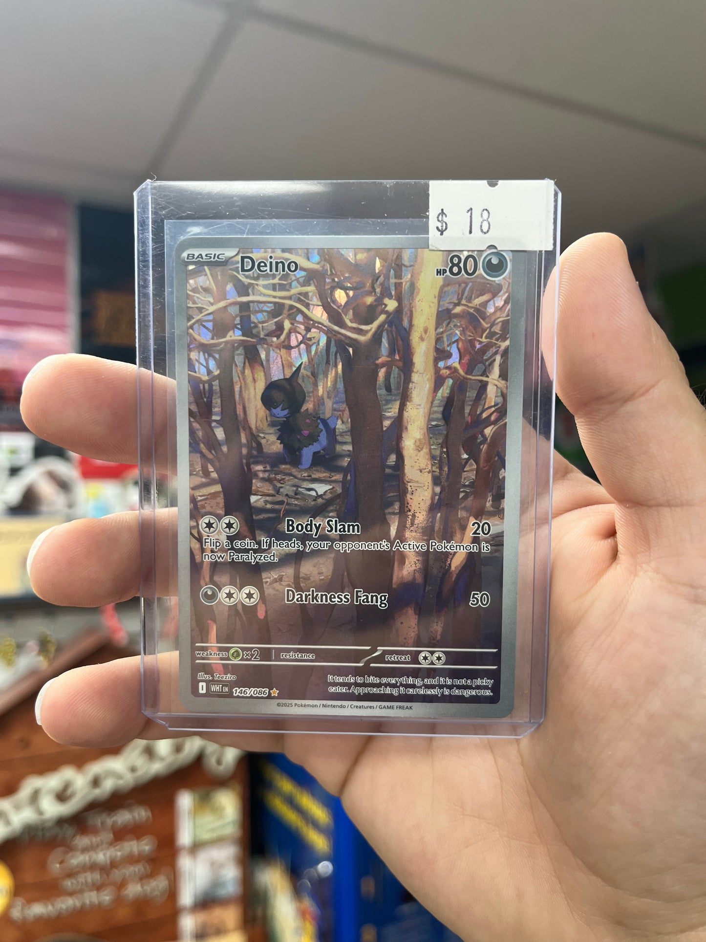 Pokemon TCG White Flare - Deino Illustration Rare