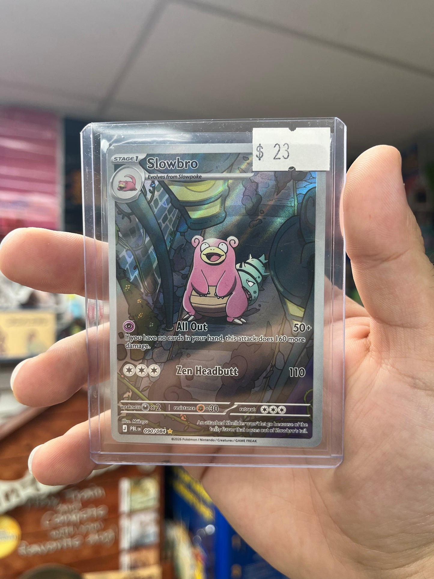 Pokemon TCG Pitch Black - Slowbro Illustration Rare