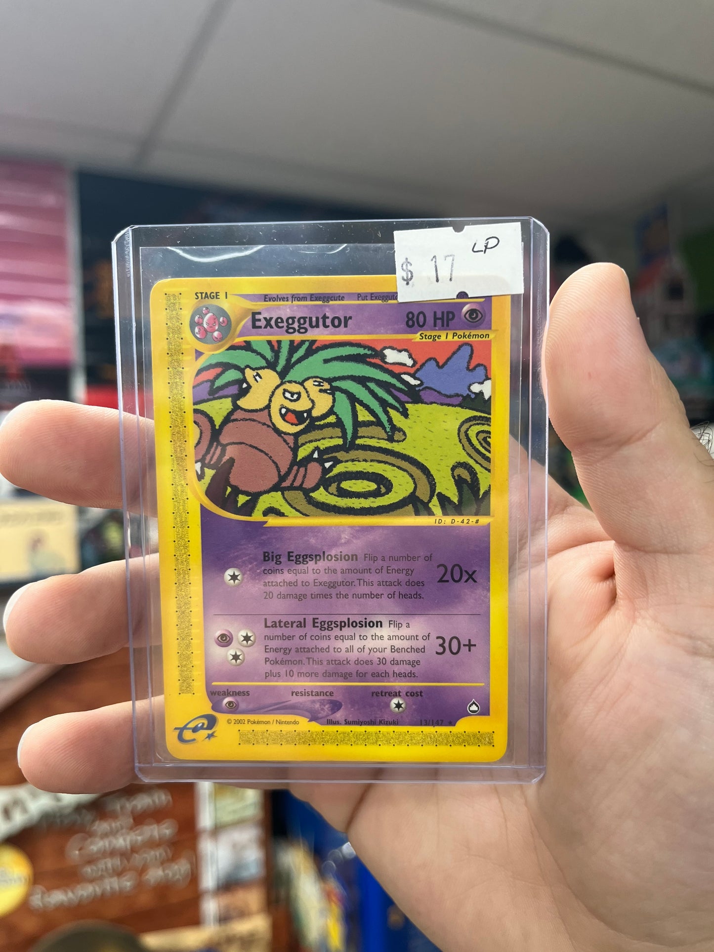Pokemon TCG Aquapolis - Exeggutor Rare LP