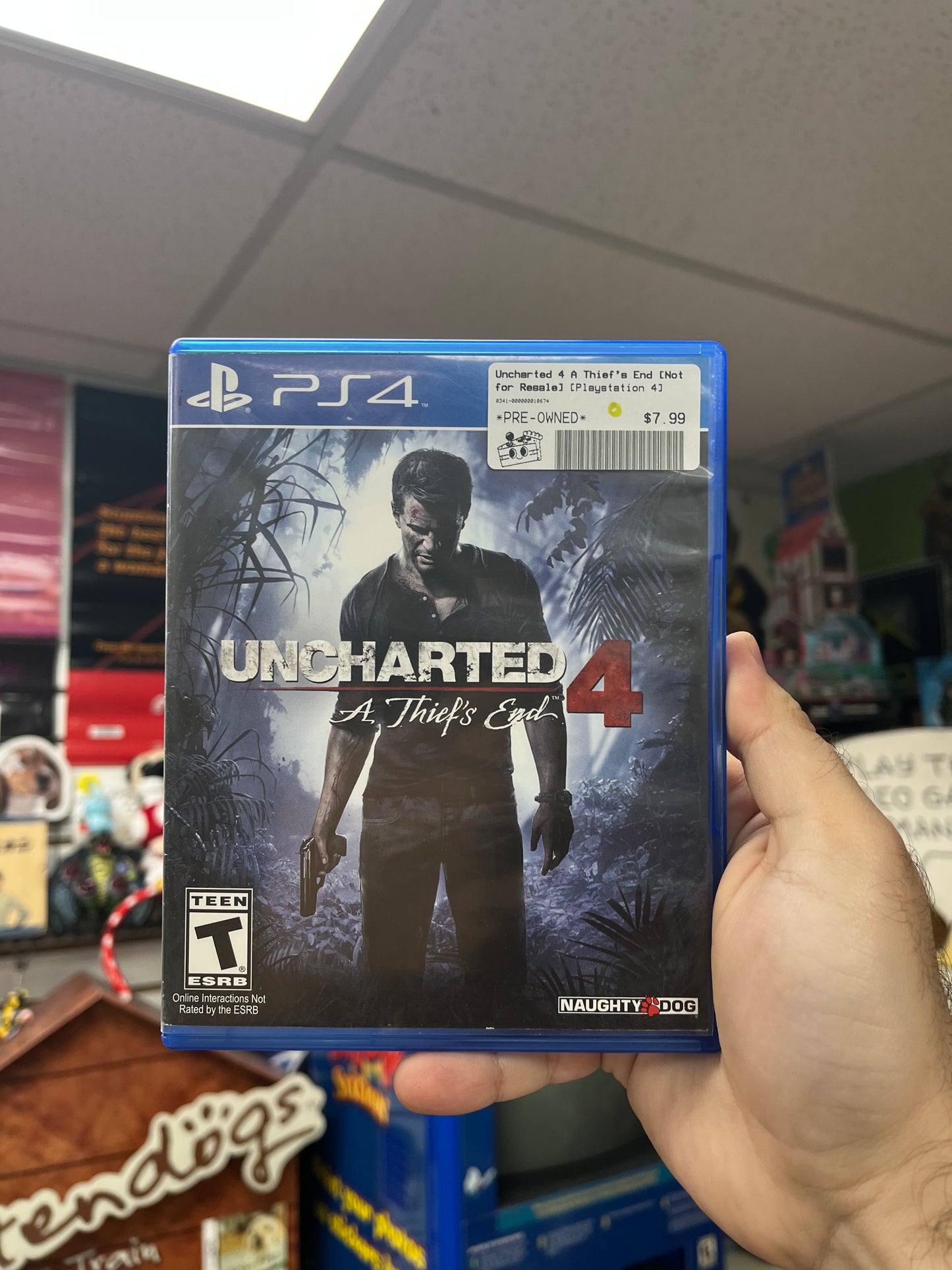 Uncharted 4 A Thief's End [Not for Resale]  - PS4 CiB