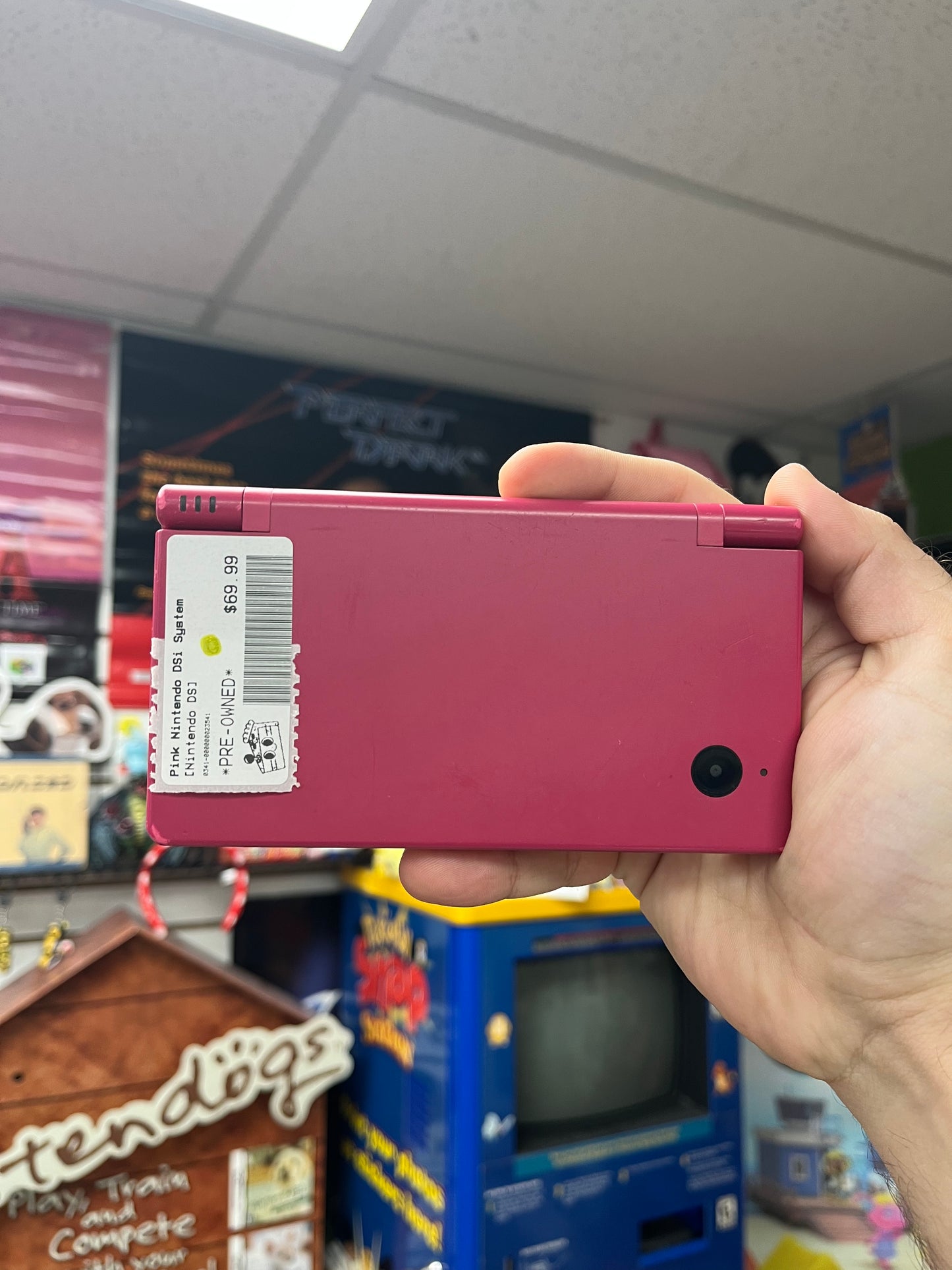 Pink Nintendo DSi System