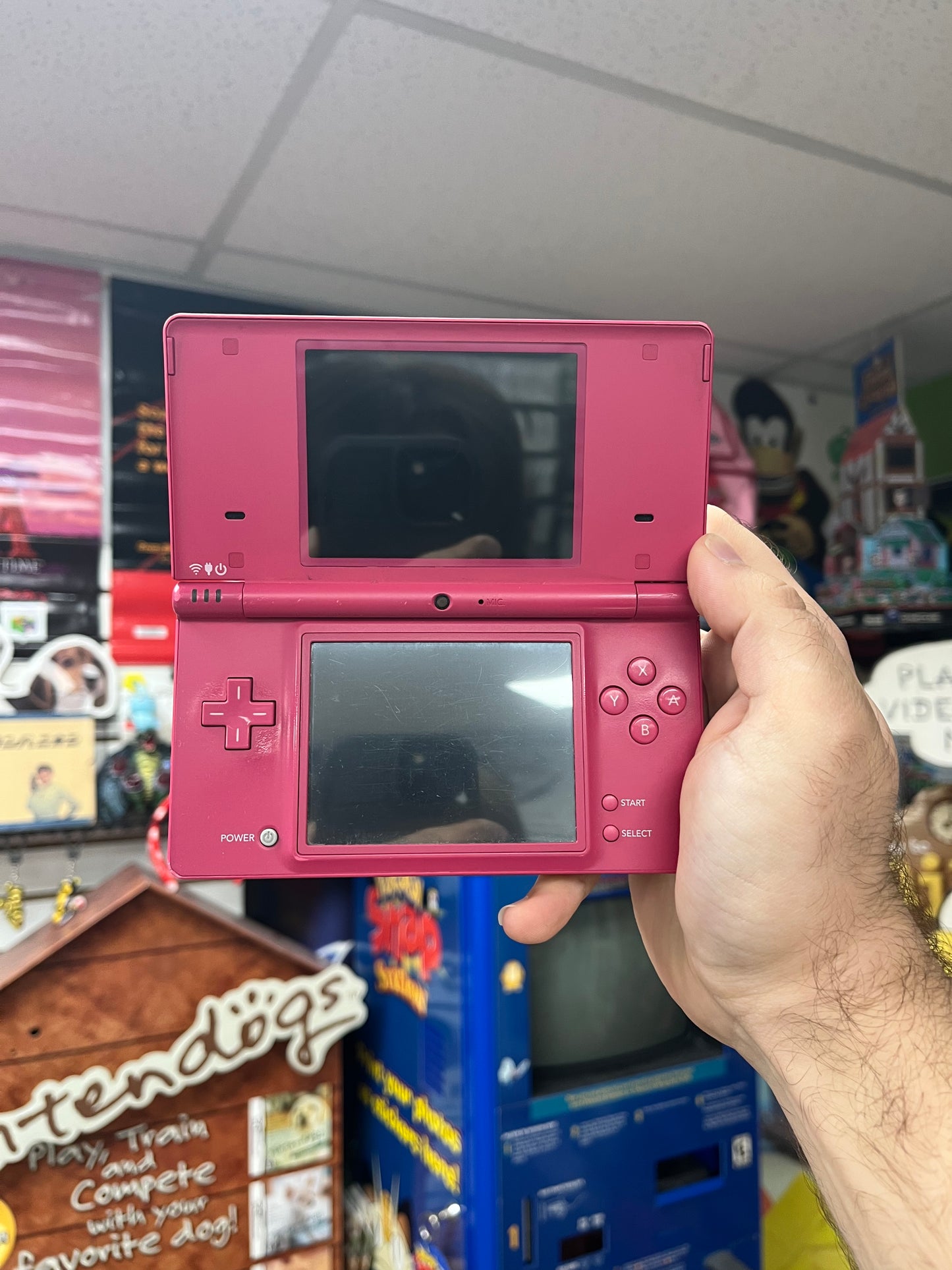 Pink Nintendo DSi System