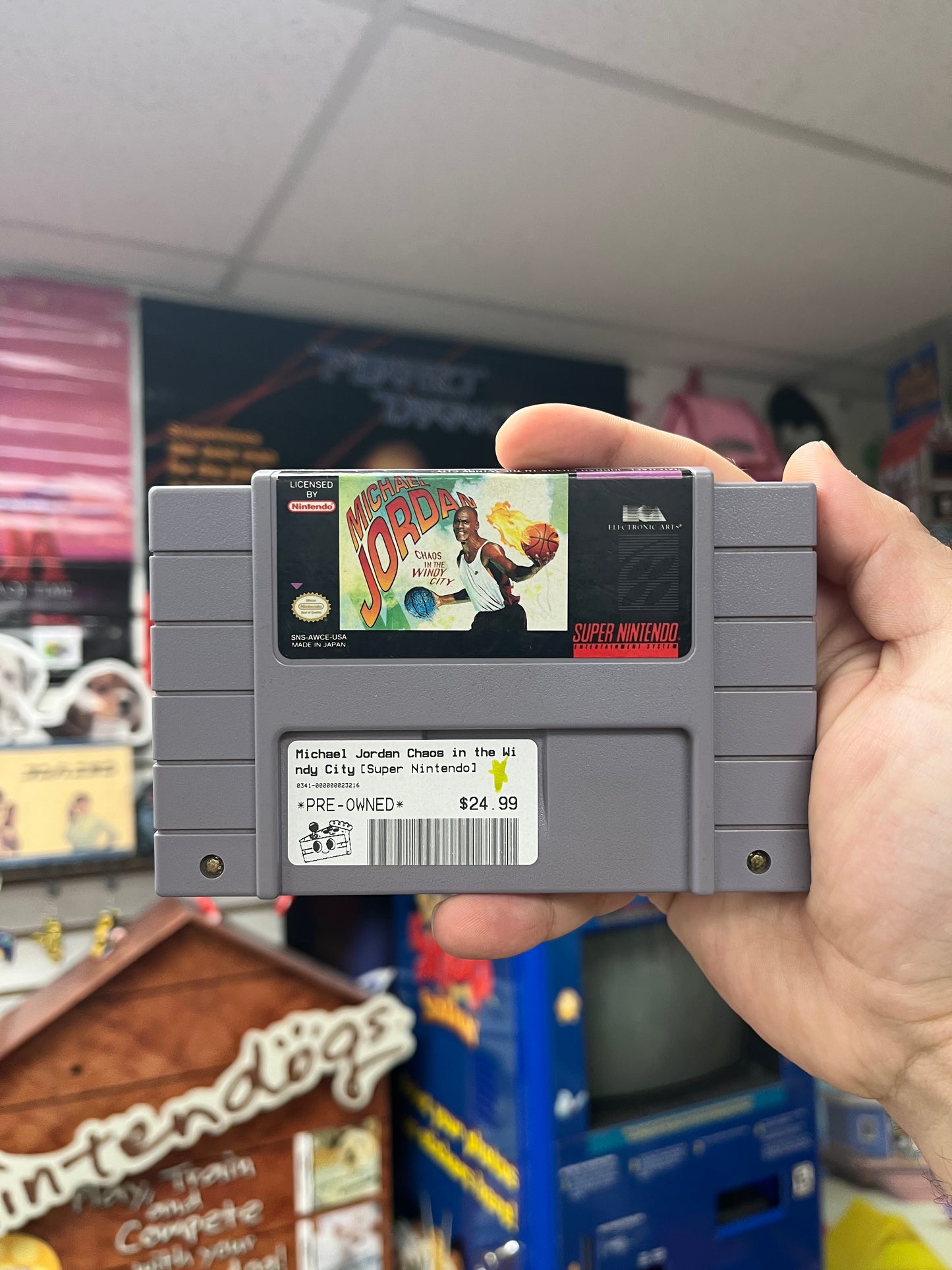 Michael Jordan Chaos in the Windy City - SNES Loose