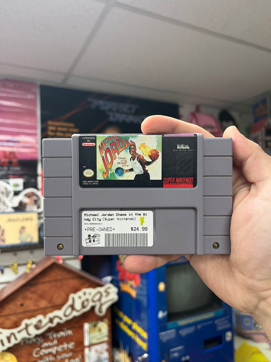 Michael Jordan Chaos in the Windy City - SNES Loose