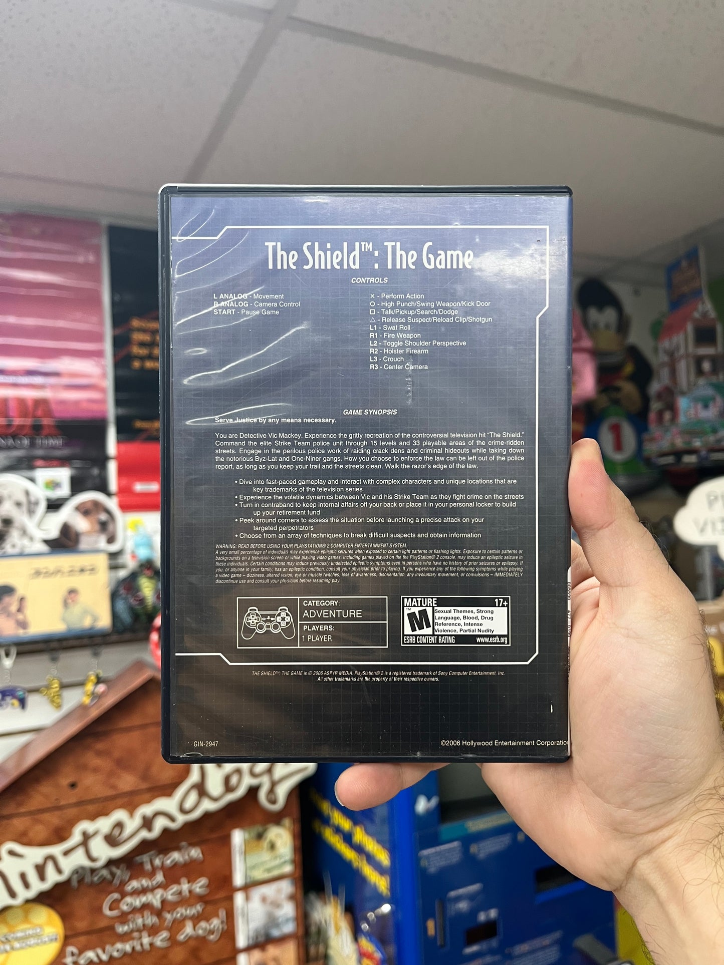The Shield - PS2 CiB