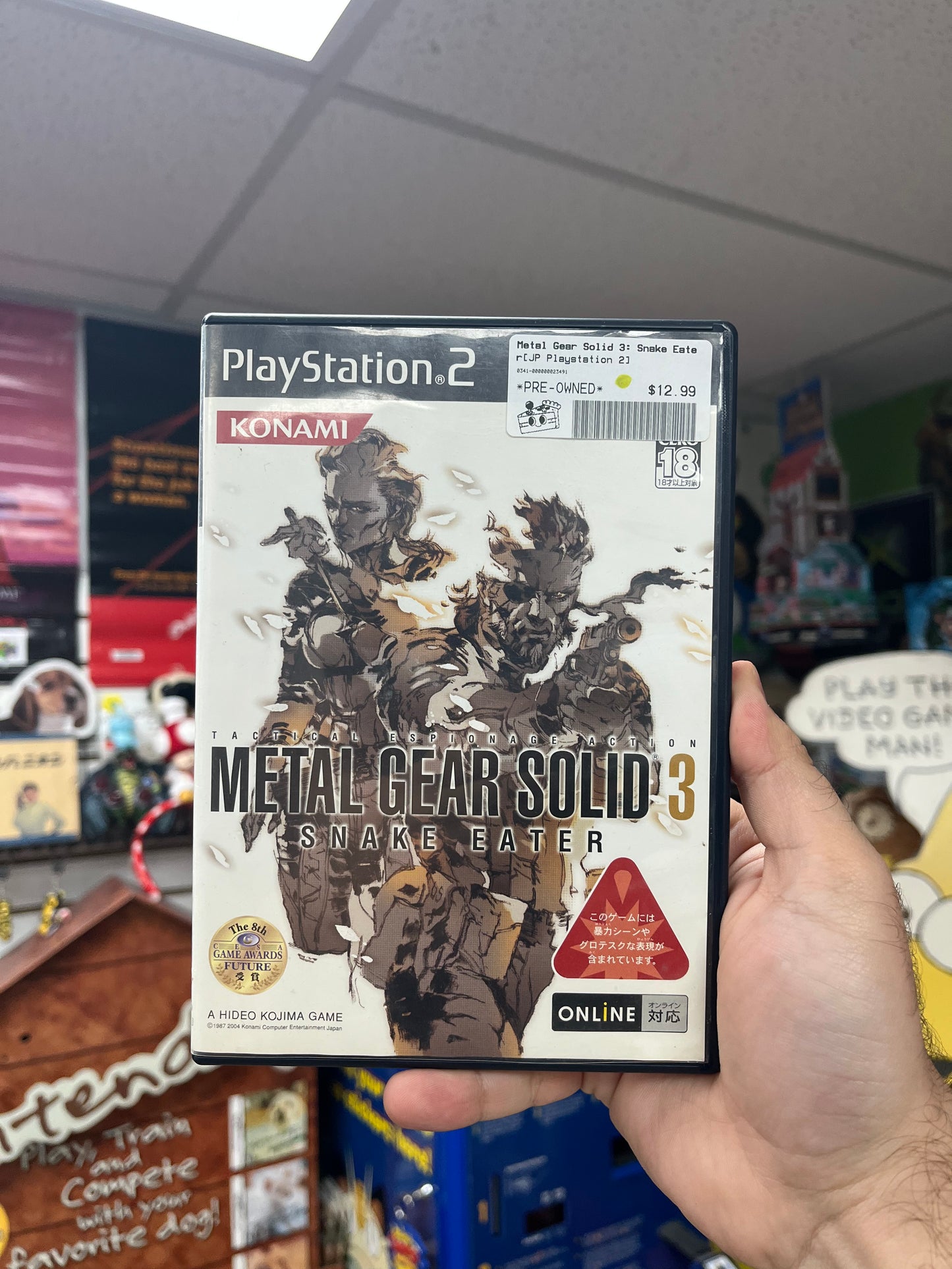 Metal Gear Solid 3: Snake Eater - JP PS2 CiB