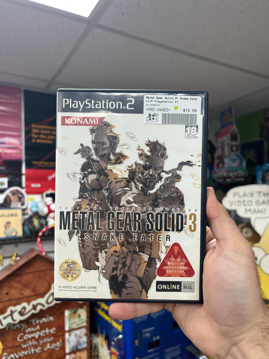 Metal Gear Solid 3: Snake Eater - JP PS2 CiB