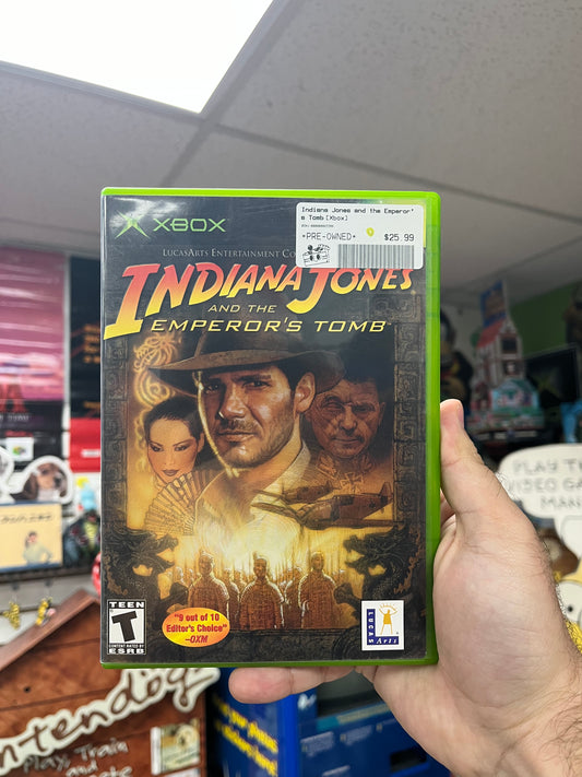 Indiana Jones and the Emperor's Tomb - Xbox CiB