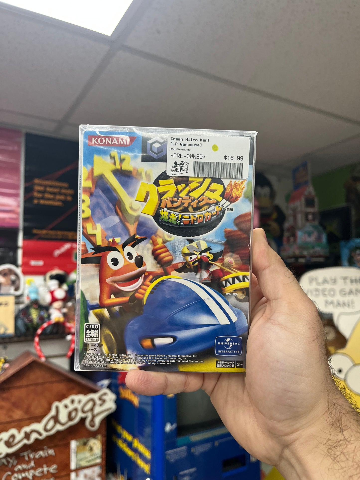 Crash Nitro Cart - JP Gamecube CiB